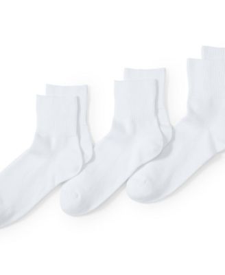 Men's Rib Quarter Socks 3 Pack