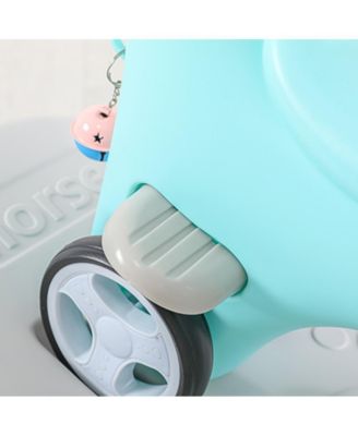 Rocking Horse for Toddlers, Safe and Durable Plush Ride-On Toy for Kids