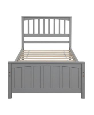 Wood Platform Bed Twin size Platform Bed