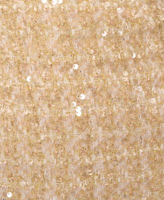 Adrianna Papell Women's Sequined Boucle Gown