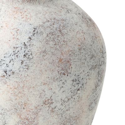 Marble White 12 Inch Tall Stoneware Table Vase