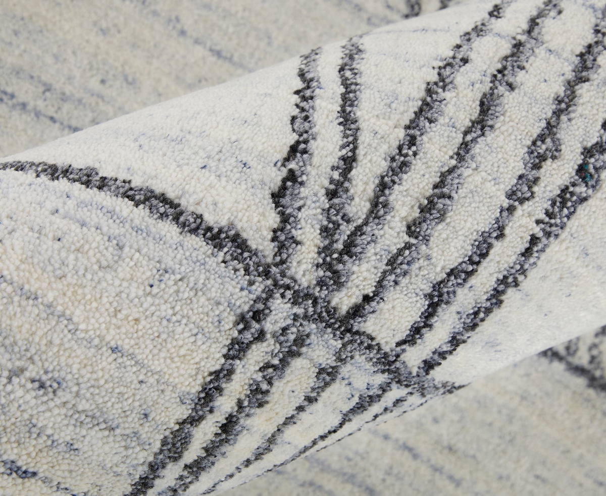 Feizy Whitton 8893f 5'x8' Area Rug In Ivory