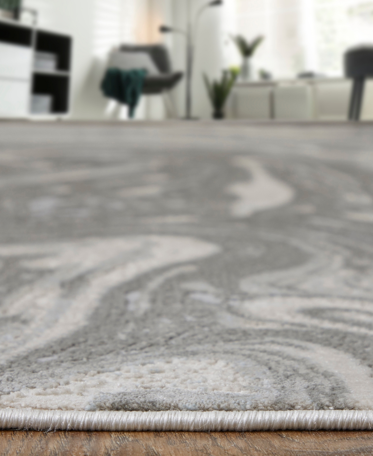 Shop Feizy Prasad 3894f 2'10"x7'10" Runner Area Rug In Gray,ivory