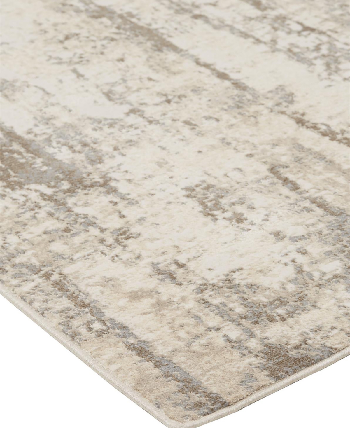 Shop Feizy Parker 3719f 7'9"x7'9" Round Area Rug In Ivory