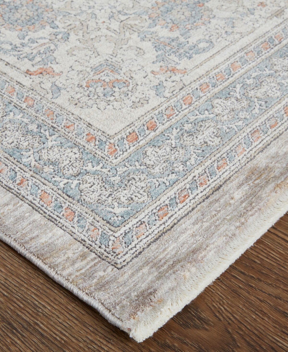 Shop Feizy Marquette 3761f 2'8"x8' Runner Area Rug In Taupe,gray