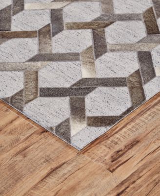 Shop Feizy Fannin 0752f Rug Collection In Gray,taupe