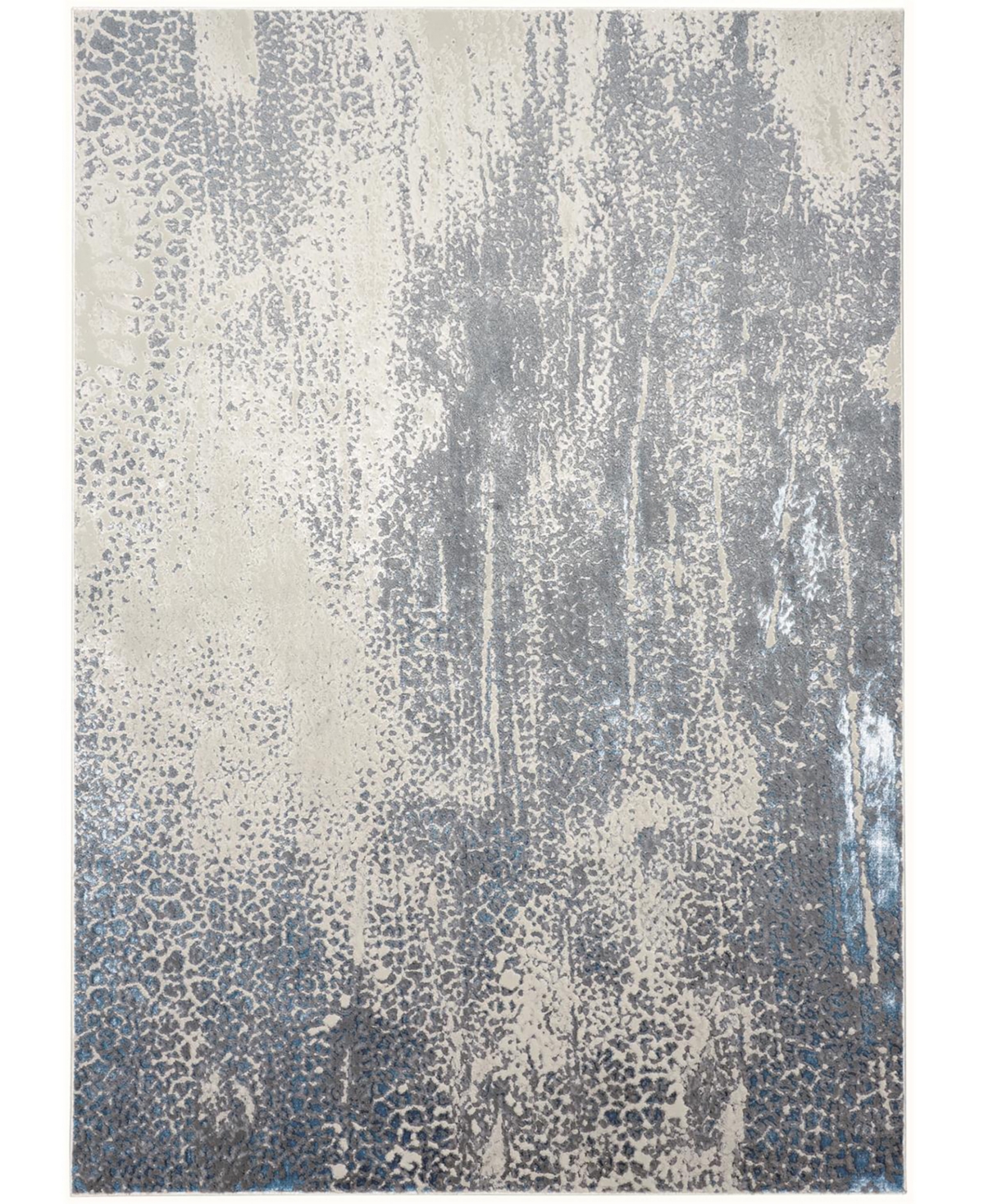 Shop Feizy Azure 3401f 3'11"x6' Area Rug In Gray,blue