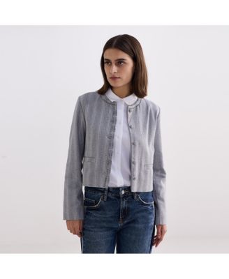 Women's Lady Jacket in Cotton Tweed