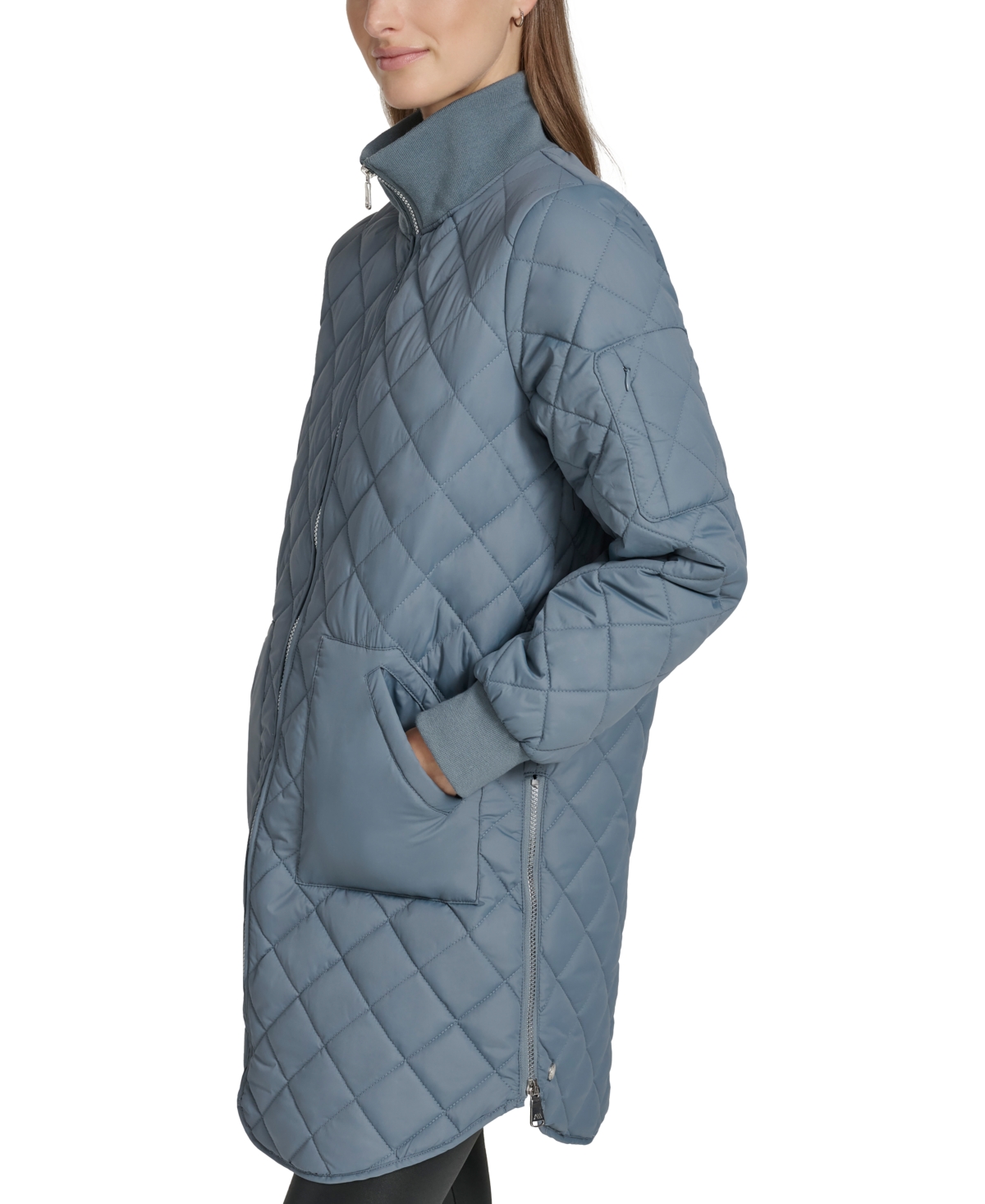 Andrew Marc Sport Women's Quilted Longline Jacket