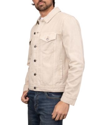 Men's Garment Washed Cotton Trucker Jacket