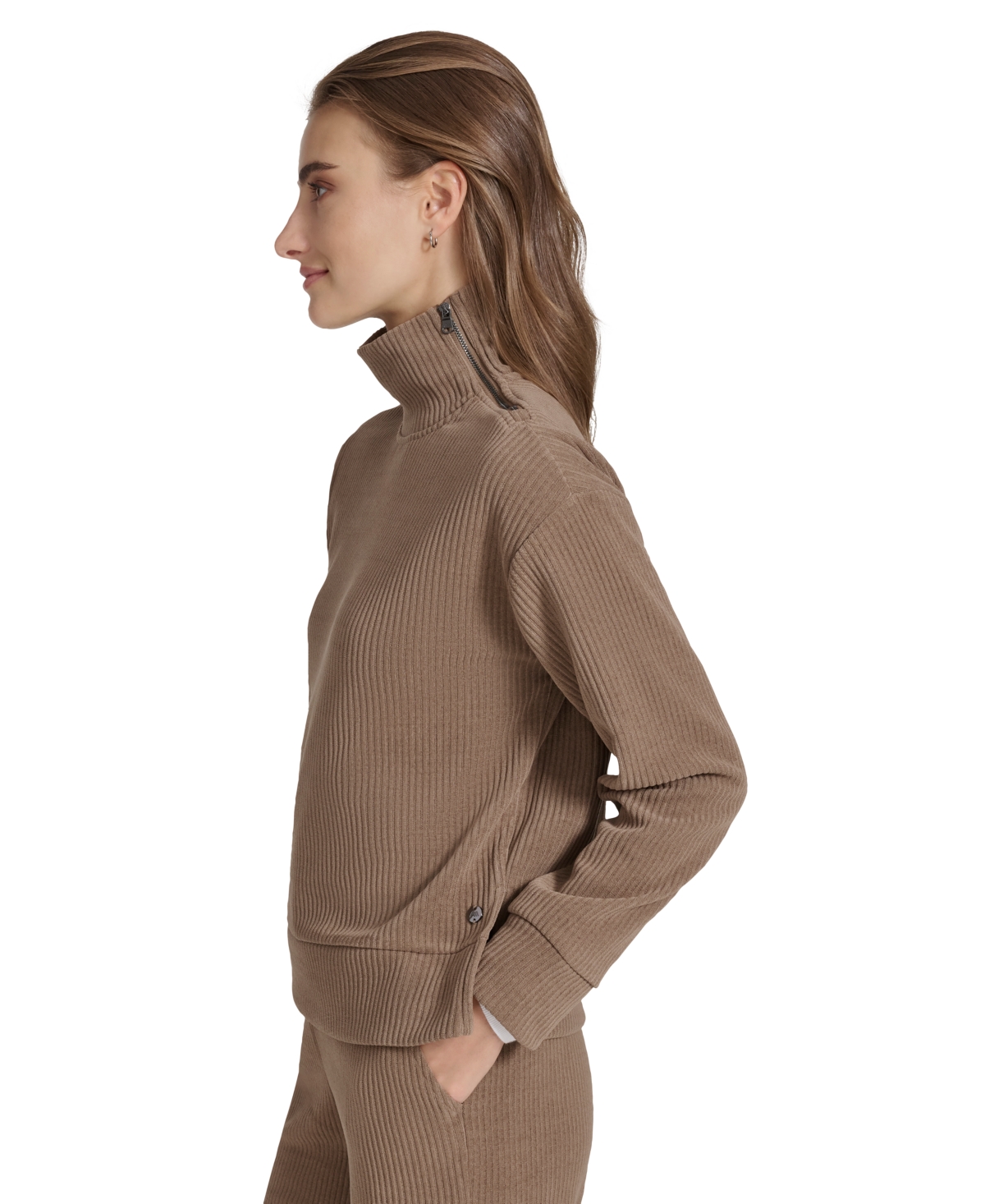 MARC NEW YORK ANDREW MARC SPORT WOMEN'S CHENILLE RIBBED TURTLENECK SWEATER 