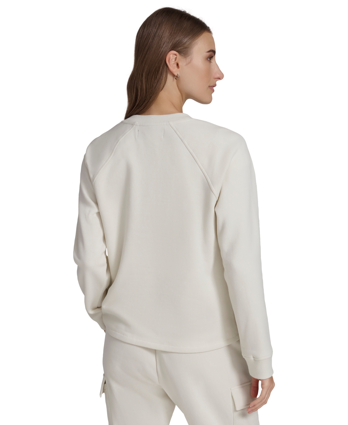 Andrew Marc Sport Women's Embellished Fleece Crewneck Top