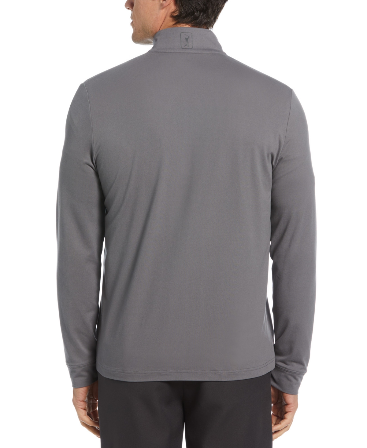 Pga Tour Men's Chest Stripe Ombre Long Sleeve Quarter-Zip Sweater