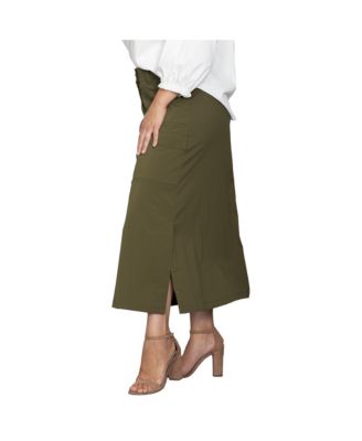 Women's A-Line Cargo Pocket Skirt
