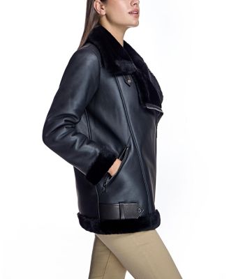 Women's Oversized Motorcycle Jacket