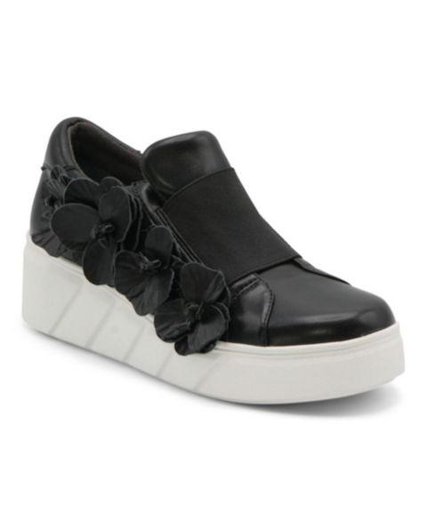 Женские кроссовки Charles David Sport Rachelle Fashion Sneaker Rosettes, цвет: Чёрный