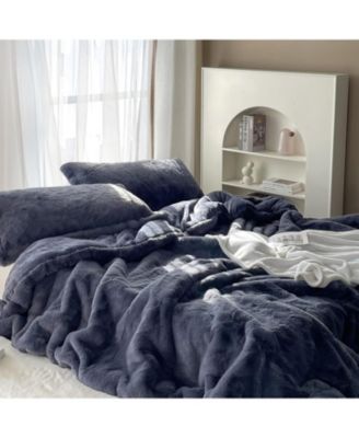 Chunky Bunny Oversized King Comforter Set - Blue Steel