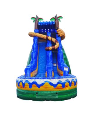 19  Jaguar Commercial Grade Water Slide with Splash Pool for Kids and Adults (with Blower), Outdoor Indoor, Wet Dry Use, Tall Inflatable