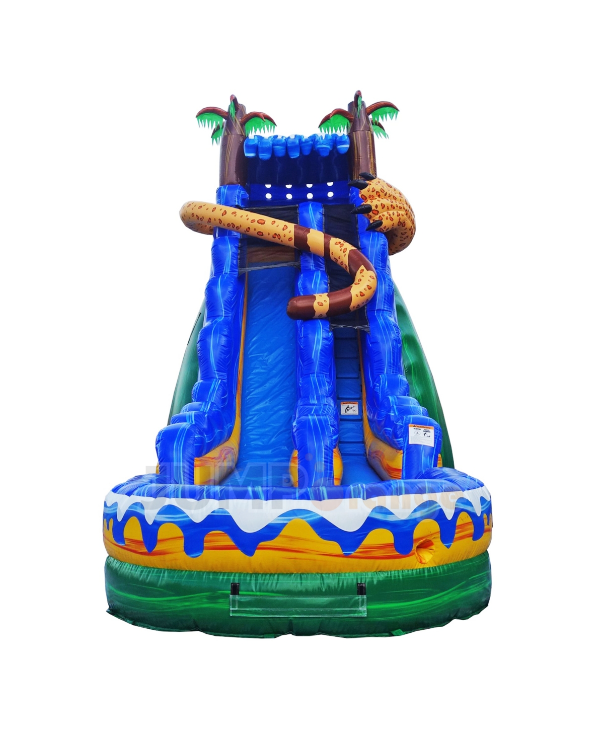 JumpOrange 19 Jaguar Commercial Grade Water Slide with Splash Pool for Kids and Adults (with Blower), Outdoor Indoor, Wet Dry Use, Tall Inflatable - O