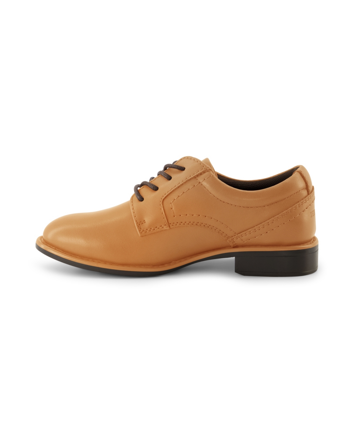 Kenneth Cole New York Kenneth Cole Little Boys Damian Calder Lace-up Dress Shoe In Cognac