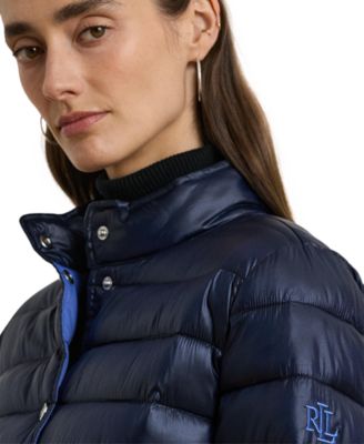 Lauren Ralph Lauren Women's Snap-Front Stand-Collar Packable