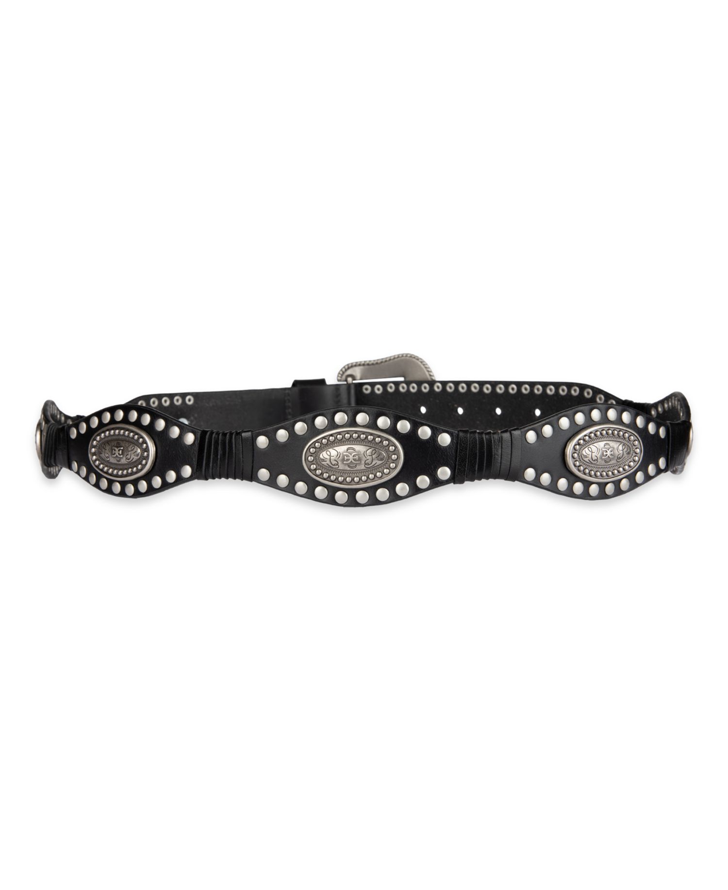 Women's Western Concho Scalloped Belt