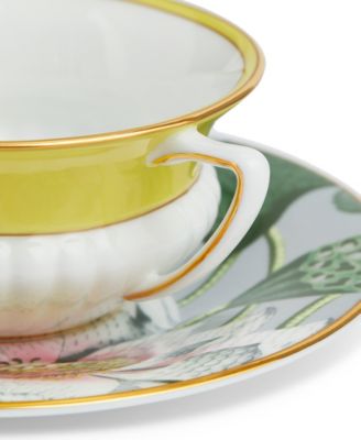 Wonderlust Waterlily 2 Piece Teacup Saucer Set