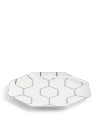 Gio Platinum Accent Plate Octagonal, 9.1"