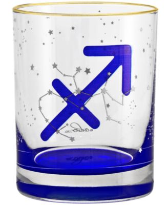Sagittarius Zodiac Double Old-Fashioned Glass, Set of 2