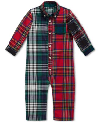 Polo Ralph Lauren - Baby One-Piece Cotton Plaid Coverall