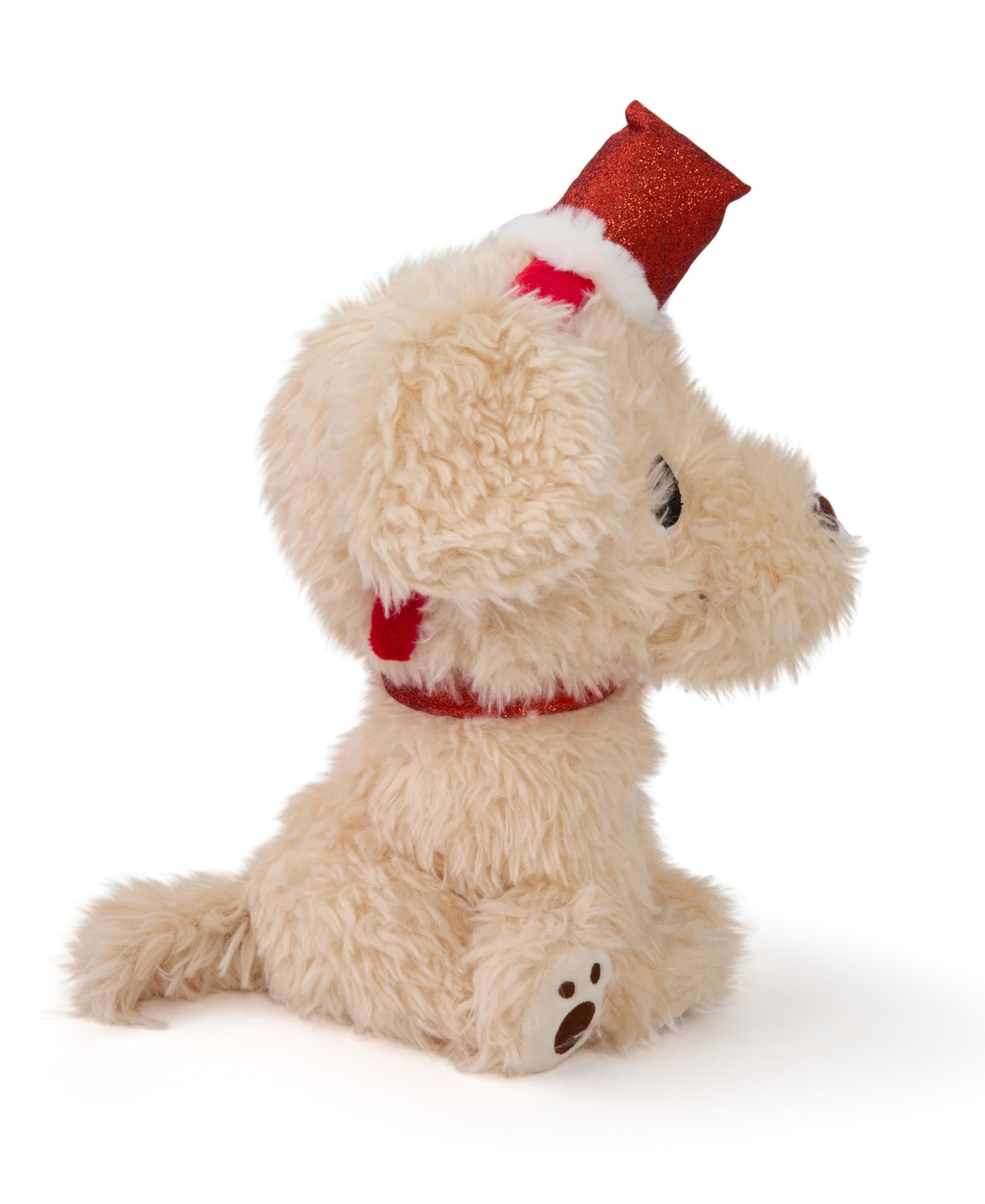 Geoffrey's Toy Box 10" Golden Retriever With Christmas Hat Plush Toy, Created For Macy's In No Color