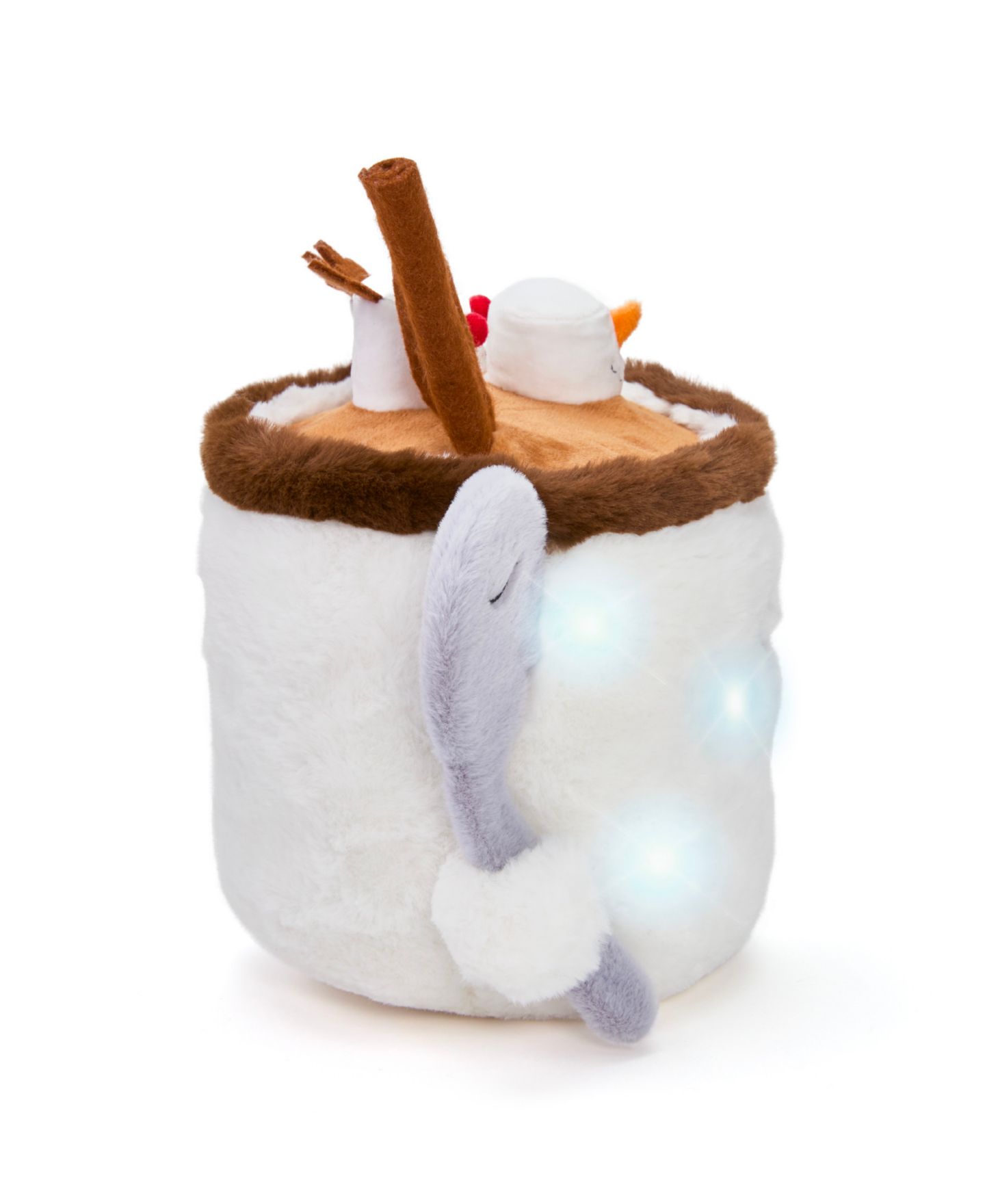Детская мягкая игрушка Geoffrey's Toy Box Star Brights 12" LED Light-Up Plush Hot Chocolate Toy — фото 6
