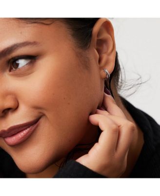 Ana Luisa Double Hoop Earrings - Toda Mini Silver - Macy's