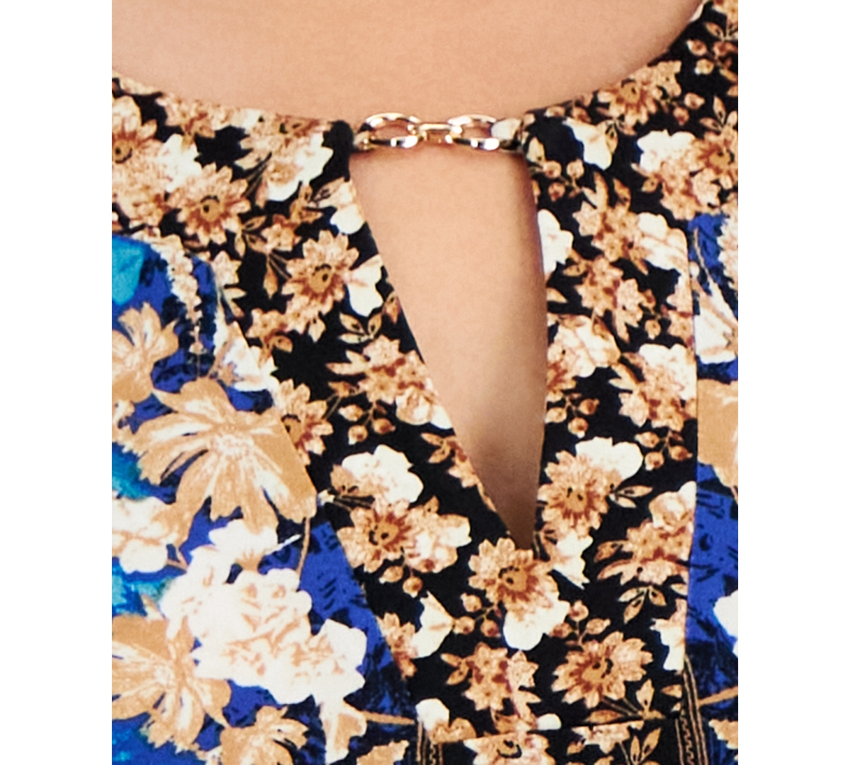 Jm Collection Women's Floral Print Tunic Top, Created for Macy's