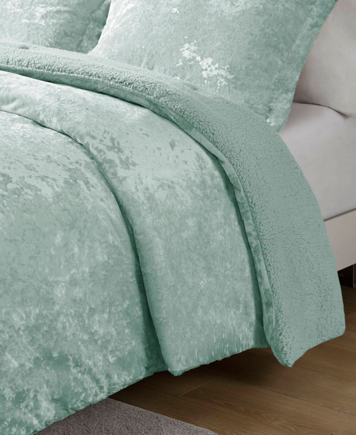 Intelligent Design Mira Reversible 3-pc. Comforter Set, King/california King In Aqua