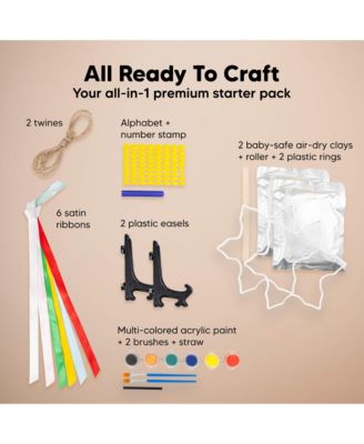 Trove Baby Hand and Footprint Kit, Dog Paw Print Kit, Handprint Ornament Kit for Babies, Boys, Girls, Newborns