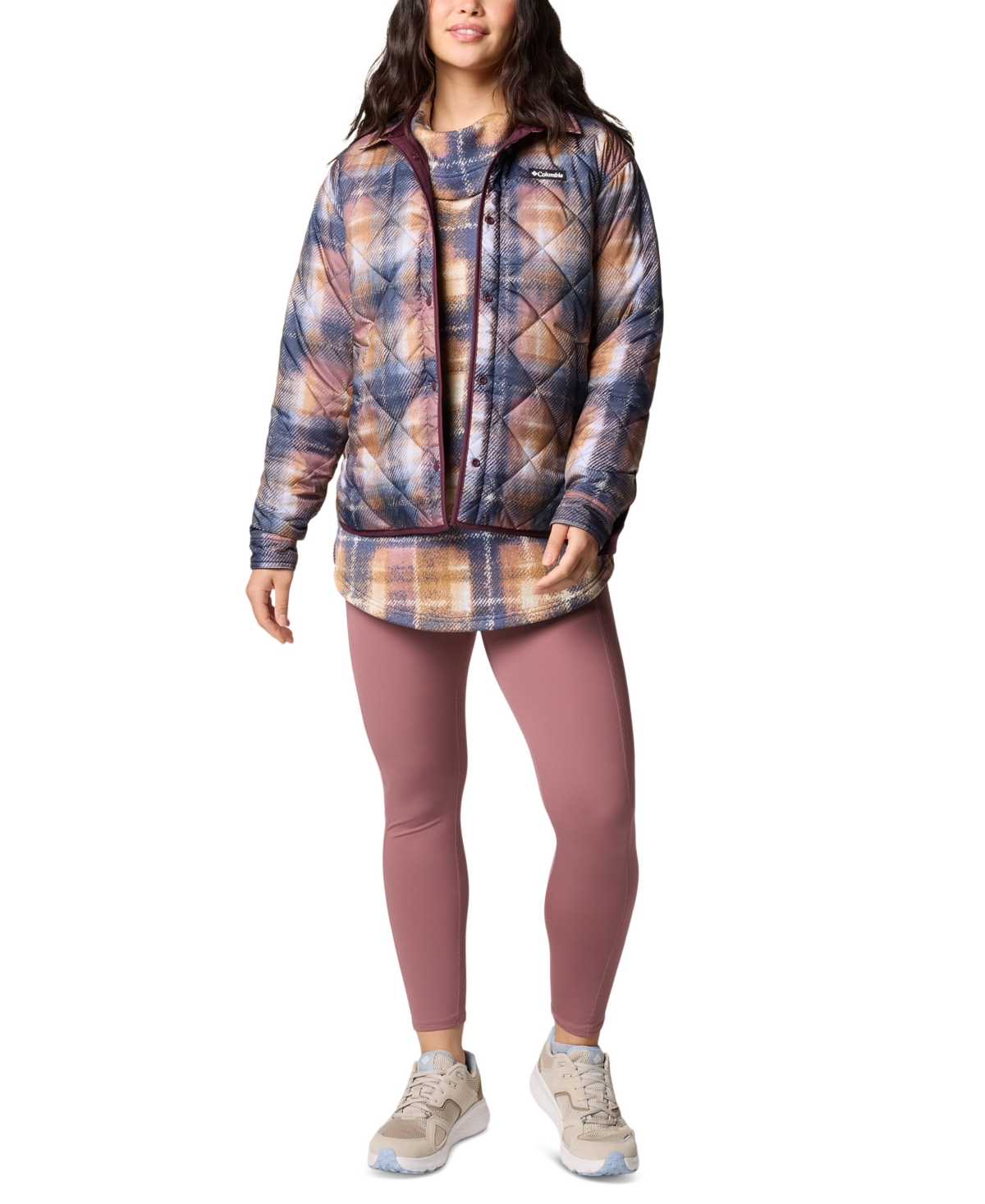 COLUMBIA WOMEN'S LONGHORN RIDGE REVERSIBLE SHIRT JACKET 
