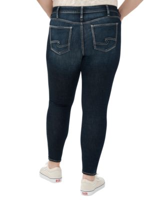 Plus Size Suki Mid-Rise Curvy-Fit Skinny Jeans