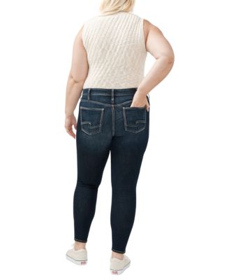 Plus Size Suki Mid-Rise Curvy-Fit Skinny Jeans
