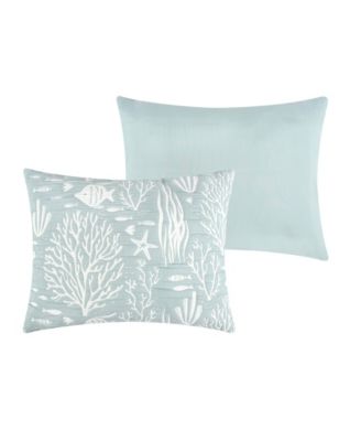 Marina Woven Jacquard Reversible 2-Pc. Coverlet Set, Twin/Twin XL