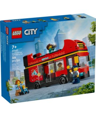 City Red Double-Decker Sightseeing Bus Toy 60407