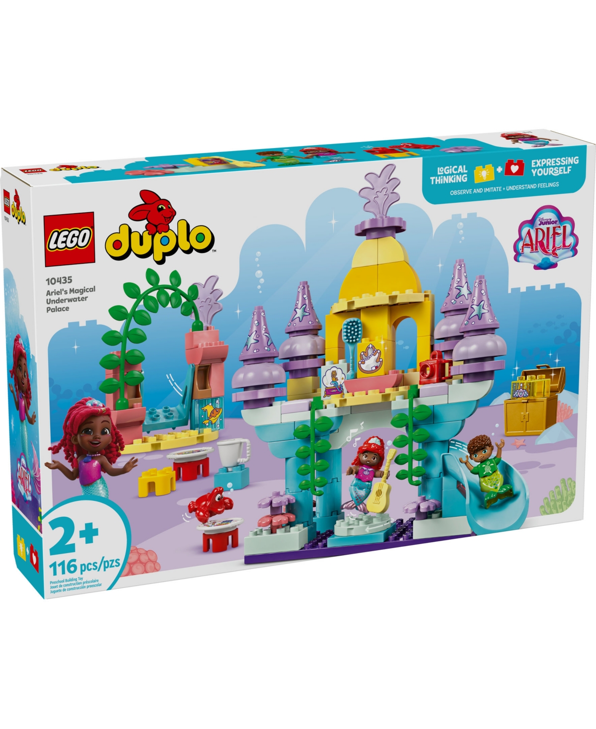Lego Duplo Disney Ariel's Magical Underwater Palace In Multi Color