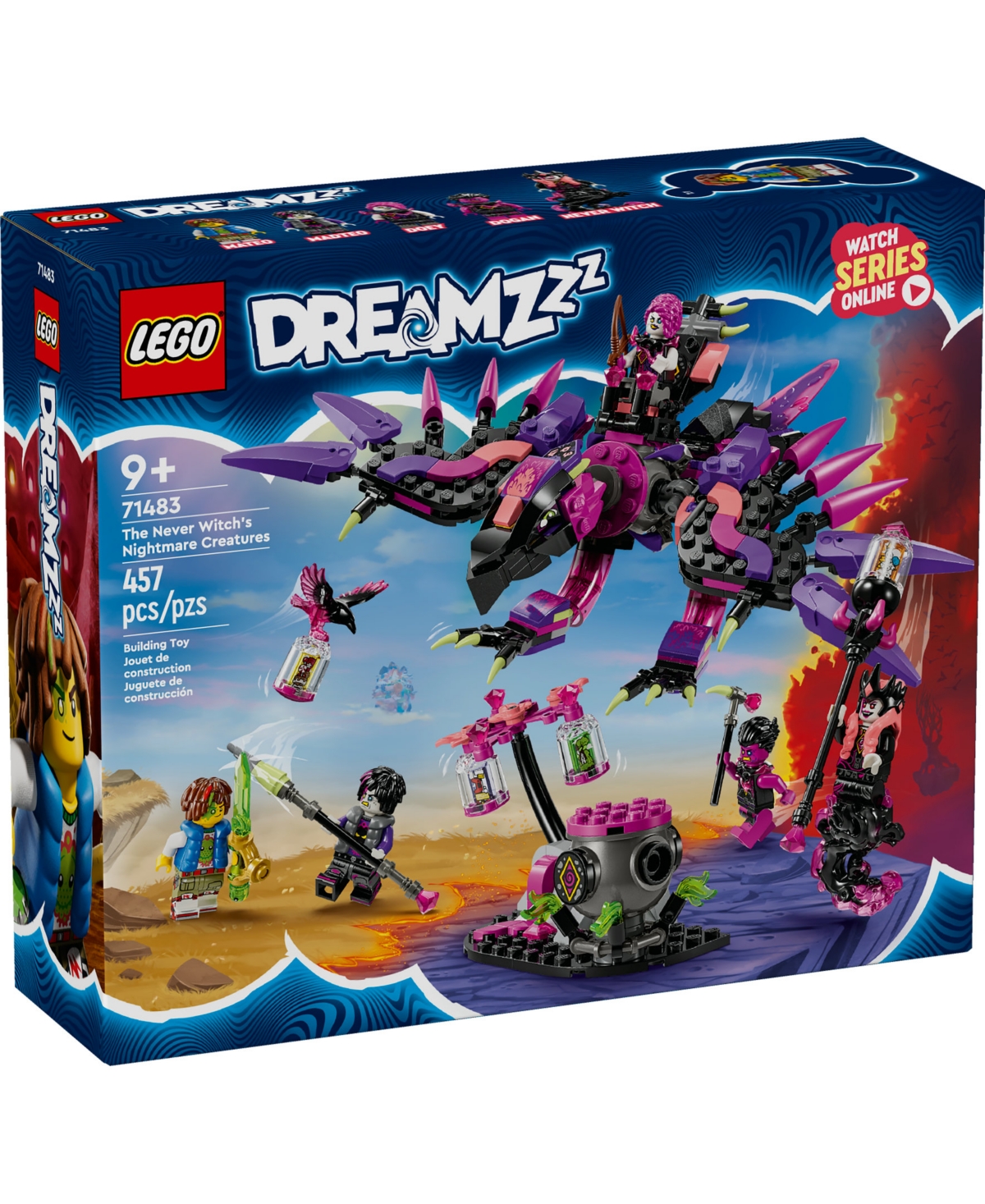 Lego Dreamzzz The Never Witch's Nightmare Creatures 71483 In Multi Color