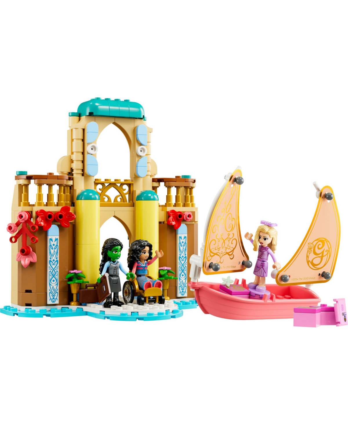 LEGO WICKED GLINDA, ELPHABA NESSAROSE AT SHIZ UNIVERSITY BUILDING SET 75681 