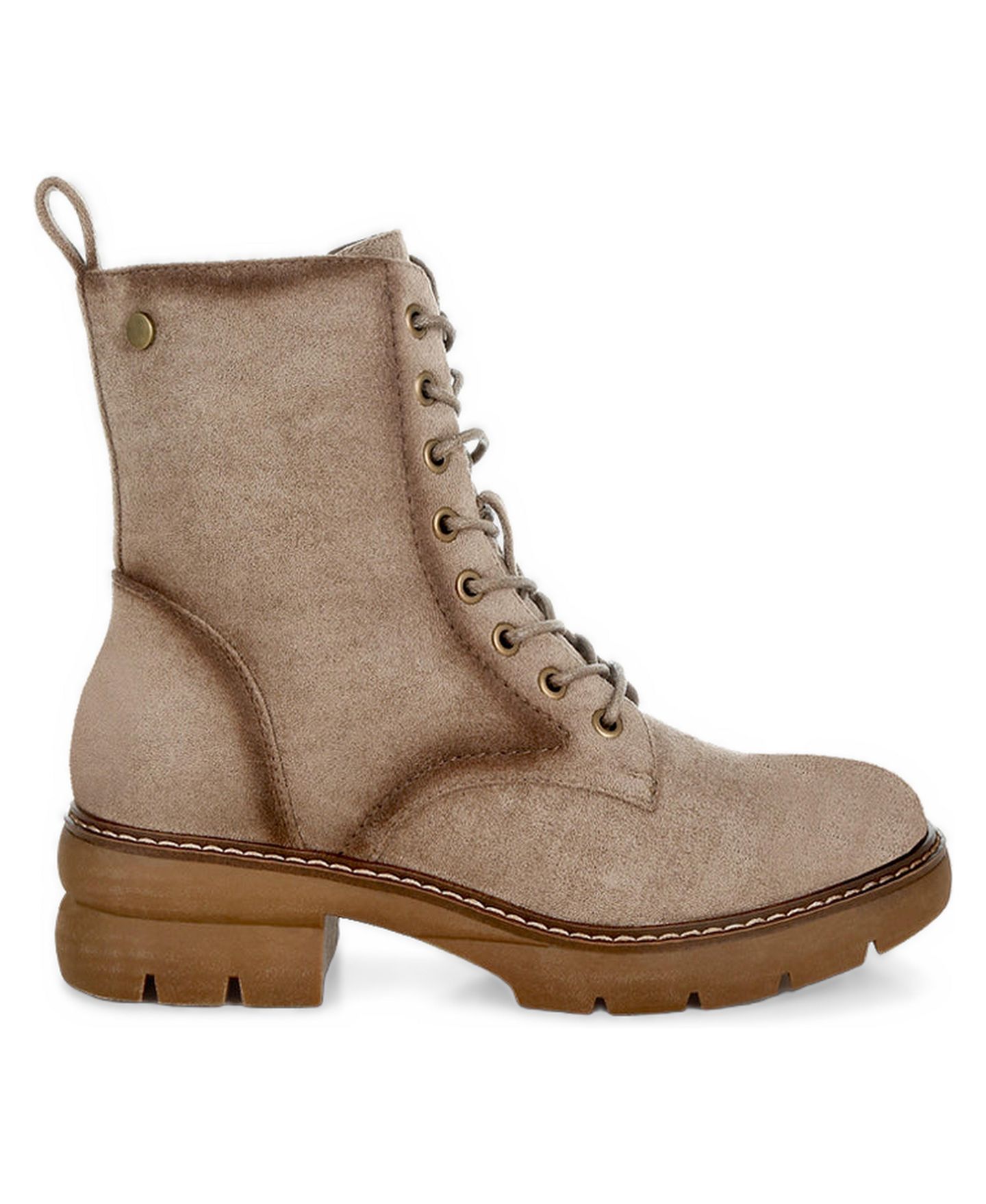Женские ботинки London Rag Azalea Lace Up High Ankle, цвет: Бежевый / Хаки — фото 2