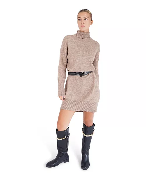 women's nothing compares knit dress - oat