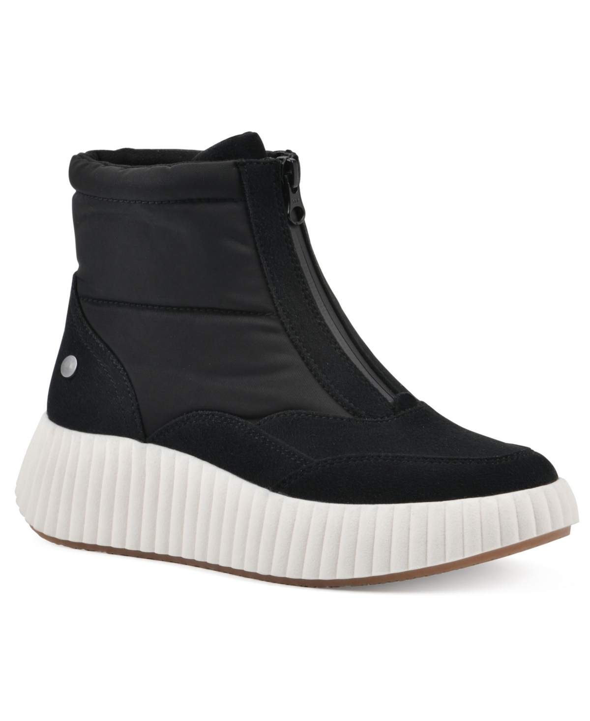 Women's Downtown Platform Booties - Navy Multi Smooth
