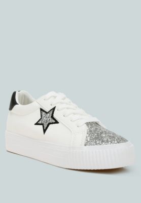 Women's Merida Glitter Patch Chunky Sneakers