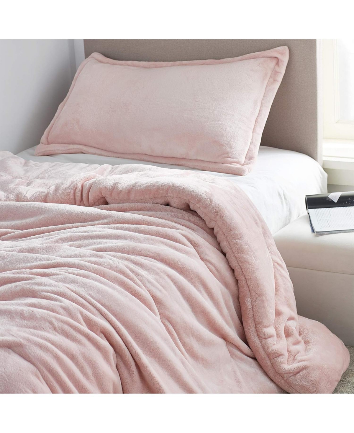 Coma Inducer Oversized Comforter Set - Me Sooo Comfy -- Rose quartz