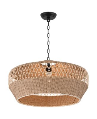 Matias Pendant Ceiling Light with Hanging Vine and Rope Modern Fixture